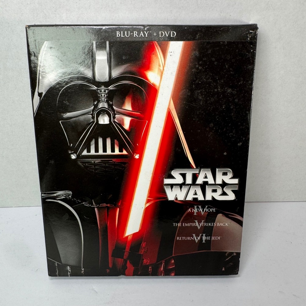 Star Wars Original Trilogy Episodes IV V‎ VI Blu-ray DVD 6 Disc Movie Collection